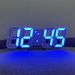 3D Digital Alarm Clock, Home Desktop Clock, Wall-Mounted Entertainment Clock, High-End Creative LED Wall-Mounted Electronic Clock_maomaolike.com