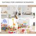 Kids Bookcase Multi-Shelf Book Rack With Mobile Drawer For Books, Toys, White_maomaolike.com