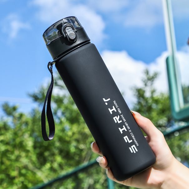 A 800ml Direct-Drinking Large-Capacity Gradient Scale Water Bottle, Portable Sports Outdoor Activities, Suitable For_maomaolike.com
