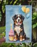 Bernese Mountain Dog Happy Birthday Garden Flag Mailbox Flag Decorative Yard Flag Banner Outside Patio Artwork Yard Flower Beds, Garden Size, Multicolor_maomaolike.com
