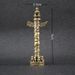 Creative Retro Style Small Ornament Chinese Dragon Pillar Brass Office Desktop Handheld Piece Home Decor_maomaolike.com