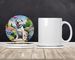 American Bulldog Spring Garden Large Sandstone Coasters Pack Of 4 Absorbent Round Coasters Decor Gifts For Men Or Women, 4 In, Multicolor_maomaolike.com