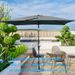 6 X 9ft Patio Umbrella Outdoor Waterproof Umbrella With Crank And Push Button Tilt Without Flap For Garden Backyard Pool Swimming Pool Market_maomaolike.com