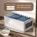 Foldable Clothing Storage Box, All-Season, Multi-Compartment For Underwear And Clothes, For Home Organization,Durable Material,Instant Closet Solution_maomaolike.com