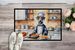 Scottish Deerhound The Chef Doormat Front Door Mat Indoor Outdoor Rugs For Entryway, Non Slip Washable Low Pile, 24H X 36W_maomaolike.com