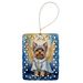 Yorkshire Terrier My Angel Porcelain Ornament Christmas Tree Hanging Decorations For Home Christmas Holiday, Rectangle, Gift, Multicolor_maomaolike.com