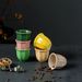 6-piece Set Of Embossed Tulips, 100ml Ceramic Espresso Cup_maomaolike.com