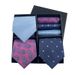 Unisex Men's gift box tie Fashion business striped tie square scarf set luxury gift box_maomaolike.com