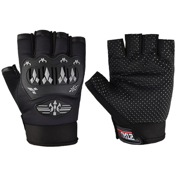 Cycling gloves men's spring summer autumn sports mountaineering equipment travel fitness half-finger gloves women's non-slip _maomaolike.com