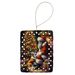 Corgi And Santa Claus Porcelain Ornament Christmas Tree Hanging Decorations For Home Christmas Holiday, Rectangle, Gift, Multicolor_maomaolike.com