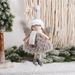 Cross-border New Tree Creative Pendant Hanging Christmas Decorations Jacquard Hat Cute Girl Angel Baby_maomaolike.com
