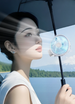 New Cross-border USB Handheld Umbrella Clip Fan, Mini Portable Rechargeable Fan For Dormitory, Desktop, And Outdoor Use_maomaolike.com