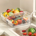 Yele Refrigerator Transparent Drawer-Type Beer Storage Basket Kitchen Classification Vegetable Fruit Egg Fresh-Keeping_maomaolike.com