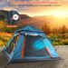 4-5 Person Pop-Up Camping Tent, Instant Setup Family Tent With 2 Mosquito Nets Windows, Portable For Hiking, Backpacking & Outdoor Adventures, Waterproof & Windproof_maomaolike.com
