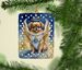 Tibetan Spaniel My Angel Porcelain Ornament Christmas Tree Hanging Decorations For Home Christmas Holiday, Rectangle, Gift, Multicolor_maomaolike.com