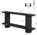 Console Table, 2-Tier Hallway Table Sofa Table Behind Couch_maomaolike.com