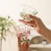 Women's High-value Petal Small Cup Dessert Cup High-grade Oatmeal Cup Glass Cup_maomaolike.com