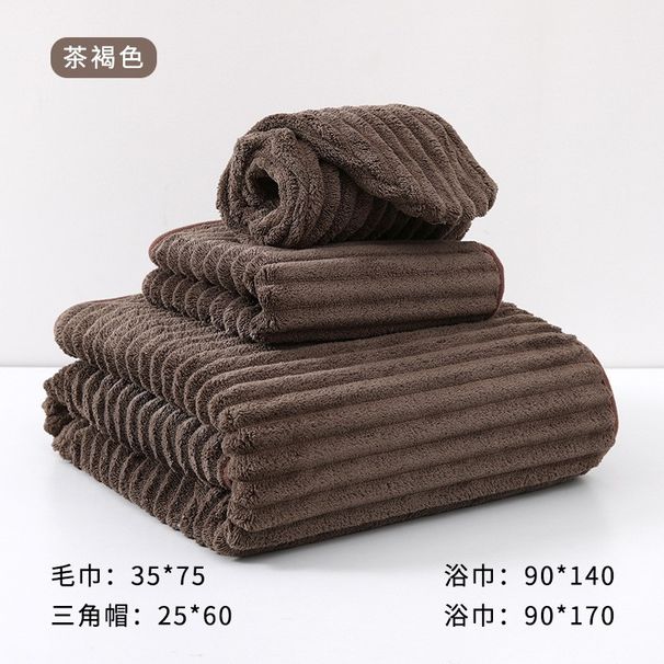 Micro Fiber Wave Pattern Bath Towel Absorbs Water And Quickly Dries The Beach Wrap Candy Velvet Does Men's Face Wash Towel_maomaolike.com
