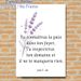 Lavender & French Bible Verse Painting Poster, Soft Watercolor Floral Poster, Serene Inspirational Scripture Art Ideal For Living Room, Bedroom Wall_maomaolike.com