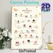 Islamic Prophets Painting Poster, Minimalist Cartoon Style Poster, Informative Design Featuring Islamic Prophets With Symbolic Icons, Ideal For_maomaolike.com