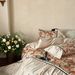 Nordic Boho French Vintage 50s Double-ply All-cotton Long-staple Cotton Oil Painting Style Digital Print Bedding_maomaolike.com