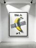 Realistic Style, Banana, Tape, Decorative Art Prints, Home Décor Art,living Room Sofa Backdrop Art, Art Exhibition Pieces_maomaolike.com