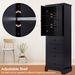 Storage Cabinet With 2 Doors And 4 Drawers For Bathroom, Office, Adjustable Shelf, MDF Board With Painted Finish_maomaolike.com