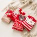 Christmas sock Autumn and winter big Red socks 4 pairs of three-dimensional cartoon Christmas socks cute elk ladies mid-tube socks_maomaolike.com