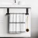 Kitchen Towel Rail, Towel Rail For Mounting Above Cupboards, With EVA Foam Pads, Suitable For Kitchens And Bathrooms_maomaolike.com