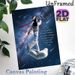 Wishbone Themed Painting Poster, Dreamy Cosmic Sailor Scene Poster, Unique Tracklist Design, Ideal For Bedroom And Music Studio_maomaolike.com
