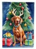 Vizsla Christmas Reindeer House Flag Large Porch Sleeve Pole Decorative Outside Yard Banner Artwork Wall Hanging, Polyester, House Size, Multicolor_maomaolike.com