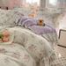 Wholesale INS Girl Heart Korean Small Floral Skin-Friendly Soft Brushed Four-Piece Princess Style Lace Trim 4-Piece Set_maomaolike.com