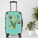 Letter V Luggage, 20/24/28 Inch Luggage, Carry-On, Custom Luggage, Luggage Set, Suitcase, Travel, Vacation, Cabin Suitcase, Custom Suitcase, Personalized Luggage_maomaolike.com