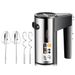 EU Standard Household Stainless Steel Egg Beater Electric Baking Cake Cream Whisk Handheld Mixer_maomaolike.com