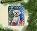Maltese Christmas Reindeer Porcelain Ornament Christmas Tree Hanging Decorations For Home Christmas Holiday, Rectangle, Gift, Multicolor_maomaolike.com