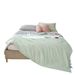 A-Class Cream Solid Cool Ice Silk Thin Air Conditioning Quilt, Washable Summer Bedroom Bed Cover
_maomaolike.com