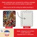 Vizsla And Santa Claus Porcelain Ornament Christmas Tree Hanging Decorations For Home Christmas Holiday, Rectangle, Gift, Multicolor_maomaolike.com