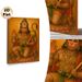 Lord Hanuman Painting Poster, Traditional Intricate Hindu Deity Portrait Poster, Sacred Spiritual Decor Suitable For Home, Prayer Room_maomaolike.com