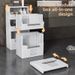 Laundry Basket Bathroom Foldable Dirty Clothes Storage Basket Wall Hanging Shelf_maomaolike.com