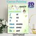 French Verb "Avoir" Conjugation Painting Poster, Soft Watercolor Cartoon Illustrated Poster, Clear Present Tense Grammar Guide Suitable For Language_maomaolike.com