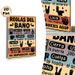 Bathroom Rules Painting Poster, Vintage Color-blocked Spanish-style Bathroom Guidelines Poster, Provides Clear Bathroom Etiquette Reminders, Ideal For_maomaolike.com