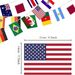 1set 32 Countries String Flags, International Hanging Bunting Pennant Banner, Decoration For Grand Opening, Sports Bar, Party Events, 32 Feet Long_maomaolike.com