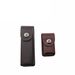 Unisex Long foldable reading glasses case Men's and women's portable leather belt reading glasses Magnet case compact and pressure resistant_maomaolike.com