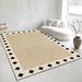 Living Room Rug,Large Rug,Oversized, Gold Leaves Design,Bedroom Rug,Soft And Thick, Machine Washable, Thickened Rug, Bedside Rug,Decorative Indoor Rug_maomaolike.com