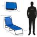 Folding Chaise Lounge Pool Chair, Patio Sun Tanning Chair, Outdoor Lounge Chair With 4-Position Reclining Back, Breathable Mesh Seat For Beach, Yard, Patio, Dark Blue_maomaolike.com