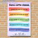 French Classroom Positive Affirmation Painting Poster, Vibrant Brush-stroke Design Poster, Inspirational French Positive Statements To Build A_maomaolike.com
