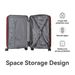 Luggage Sets ABS Hardshell 3pcs Luggage, Lightweight Durable Suitcase Sets Spinner Wheels Suitcase With TSA Lock 20''24''28'' Available(WINE RED)_maomaolike.com
