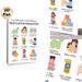 Emotion Regulation Painting Poster, Cute Cartoon-style Calming Strategies Poster, Practical Mood-soothing Tips Suitable For Therapy Rooms, Home Spaces_maomaolike.com