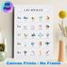 Spanish Vowel Learning Painting Poster, Cute Cartoon Illustrated Educational Poster, Assists With Spanish Vowel Learning, Suitable For Study Rooms And_maomaolike.com