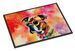 Boxer Hippie Dawg Doormat Front Door Mat Indoor Outdoor Rugs For Entryway, Non Slip Washable Low Pile, 24H X 36W_maomaolike.com